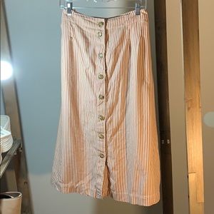 Madewell ankle length boho chic skirt